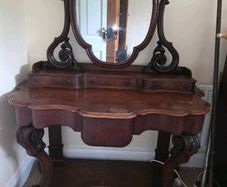 Walnut antique dresser