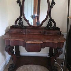 Walnut antique dresser