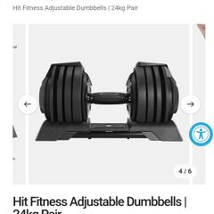 MC Sport 24kg adjustable Dumbbells