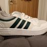 Adidas Sneakers White Green Size 40 New Image 3