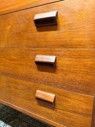 Early Borge Mogensen Model 145 Bureau in Teak and Oak