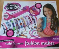 New:   Shimmer & Sparkle Twist n Wear Fashion Maker