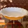 Emile Henry Beautiful Yellow Ruffled Pie Pan Made in France Image 9