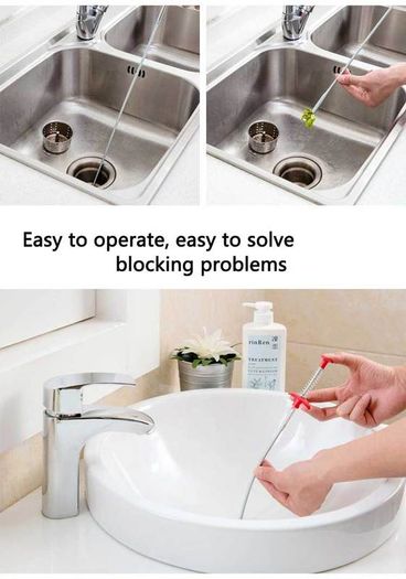 Drain Snake, Drain Cleaner Snake (Sticks) Clog Remover - Tools Household for Kitchen Sink (new)