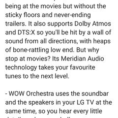 Lg Soundbar  with Dolby Atmos