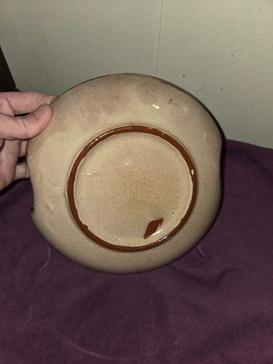 Vintage Earthware Daus De Formatge Cheese Plate