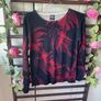 jumper 100% cashmere jumper navy and red size medium Irish design kdk Image 5