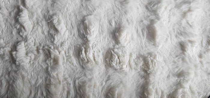 Carpet faux rabbit fur