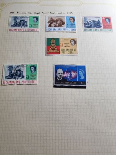Stamp album 153 Botswana, Lesotho
