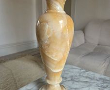 Alabaster table vase