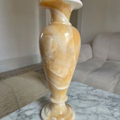 Alabaster table vase