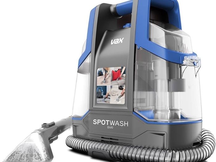 NEW SALE Spot Cleaner Lifts Spills and Stains from Carpets, Stairs, Upholstery Dedicated Messy Tool for Pets CDCW-CSXA, 1 Litre, Grey/Blue