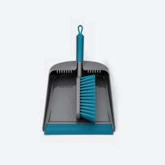 New Grey & Teal Dustpan & Brush Set + matching shoe cover-dusters available