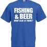 Fishing & Beer  Mens Funny Fishing T-Shirt, Funny Gifts For Men Image 2
