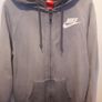 Nike two tone grey hooded zippy Image 2