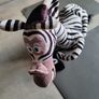 Rare 2004 Dreamworks Marty Madagascar Gosh International Soft Toy Plush Teddy Bear Like New Image 2