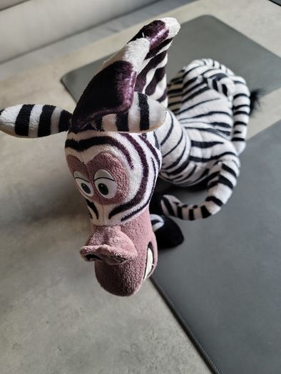 Rare 2004 Dreamworks Marty Madagascar Gosh International Soft Toy Plush Teddy Bear Like New