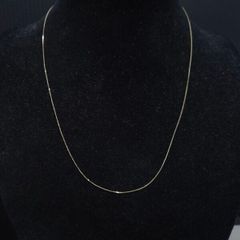 9 Carat Gold Fine Chain Necklace 45.5 cm Hallmarked