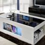 LED Coffee Table Black & White Coffee Table Modern Led Coffee Table High Gloss Led Coffee Table Image 5