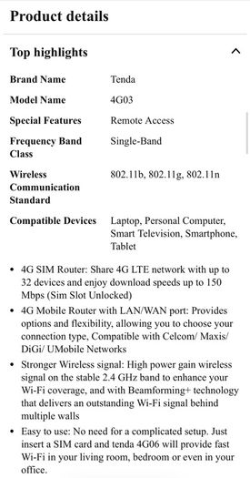 4G SIM Router