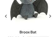 New Jellycat Broox Bat