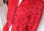 1980s Vintage Peplum Blouse