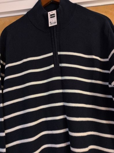 Dunnes Stores  Mens 1/4 Zip Jumper. S.XL. B.N.W.T.  Add Up