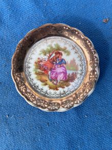 Vintage CP Limoges plate