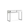Slimline white gloss study/laptop desk Image 4