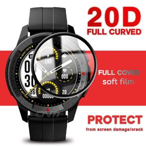 20D Protective Film For Xiaomi Mi Mibro lite Smart Watch Curved Soft Screen Protector Accessories Not Glass