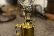 Antique French Pigeon Lamp