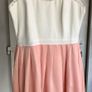 Ladies peach and white dress Image 2