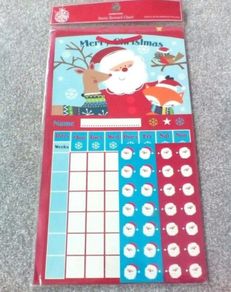 BNIB Christmas Good Behaviour Chart