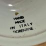 Beautiful Old Large Italian Porcelain Bowl Hand made in Italy Florentine, Very rare to get in this condition, no chips or cracks, Postage Available or Collection Image 5