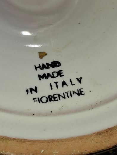 Beautiful Old Large Italian Porcelain Bowl Hand made in Italy Florentine, Very rare to get in this condition, no chips or cracks, Postage Available or Collection