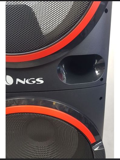 NGS WILD Dub 3 Speaker 1200 N Bluetooth AUX USB Mega Bass SD LED Remote Control