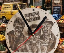 Only Fools Laser Cut and Engraved Clock