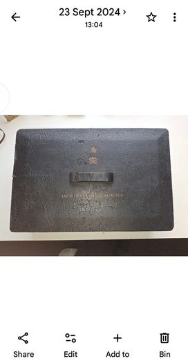 Genuine Crown Stamped dispatch box