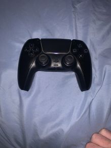 playstation ps5 fully black controller