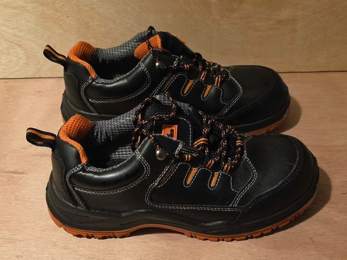 Mens Black Hammer  S3  Safety Shoes Composite Toe Size 9 In Very  Good Condition