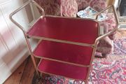 vintage drinks trolley