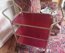 vintage drinks trolley
