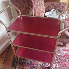 vintage drinks trolley