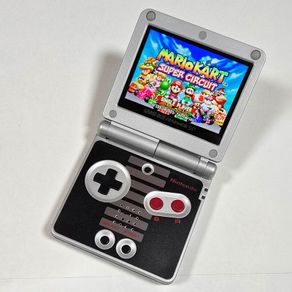 Gameboy Advance SP with IPS screen mod & EZFlash IV