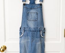 Montony denim pinafore dress age 14