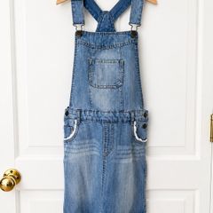 Montony denim pinafore dress age 14