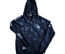 Alexander McQueen 'Red Devils' quarter zip Hoodie