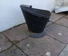 Vintage style coal bucket