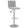 NEW SALE | Bar Stools 2 pcs Light Grey Velvet Image 5