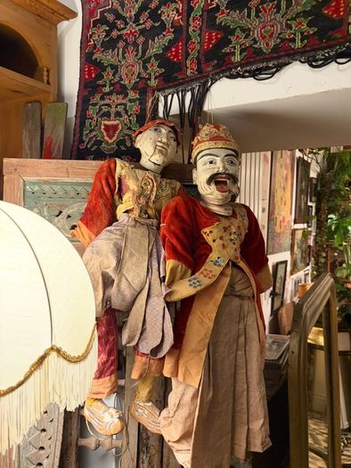 Pair Of 19th Century Burmese Puppets